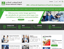 Tablet Screenshot of bna.dz